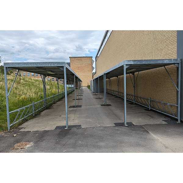 Horsens Gymnasium og HF med 686 cykelparkeringspladser